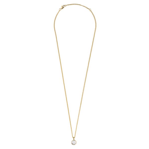 ETTE Crystal Necklace Gold - Image 3