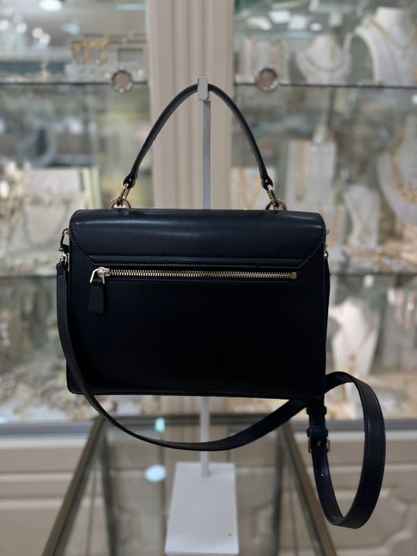 GUESS Eco Aldith Top Handle Bag Black - Image 2