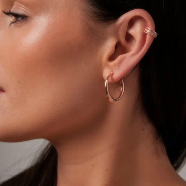 ELIZA HOOP EARRINGS - Image 3