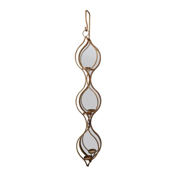 Mindy Brownes Ellie Mirrored Candle Holder Triple