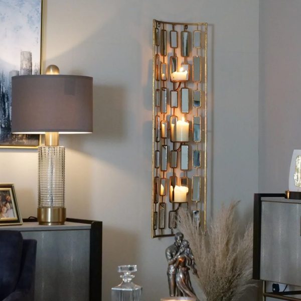 Mindy Brownes Anna 3 Light Mirror Candleholder - Image 3
