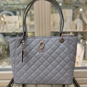 GUESS Bessey Shopper 4G logo Lavender Grey