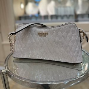GUESS Betula 4G Logo Crossbody Taupe