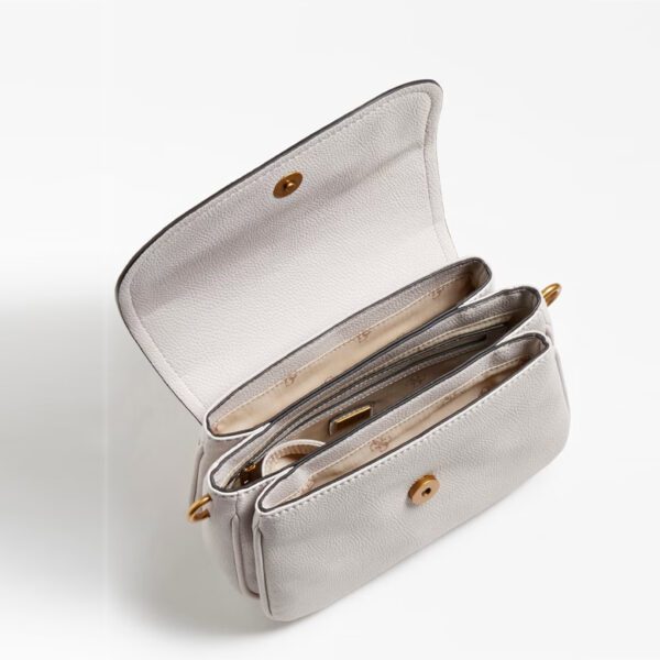 GUESS Destiny Strap Shoulder XBody Bag Stone - Image 4