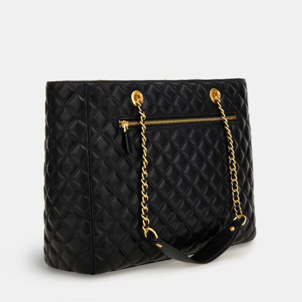 GUESS Giully Quilted Shopper Black - Image 4