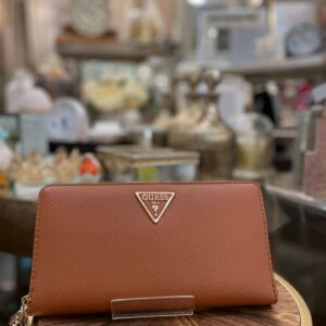 GUESS Kersti Maxi Wallet Cognac