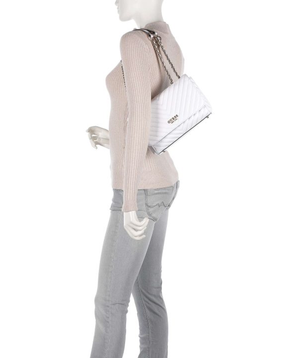 GUESS Keillah Shoulder Bag White - Image 5