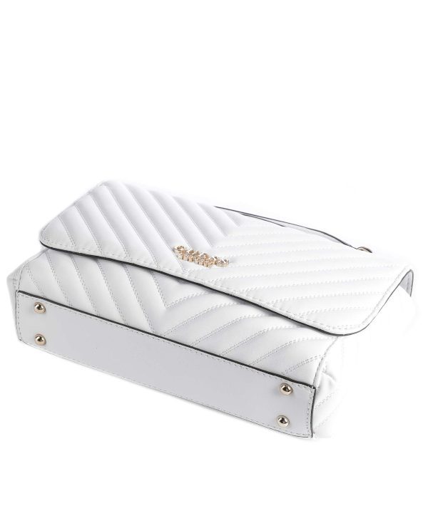 GUESS Keillah Shoulder Bag White - Image 4