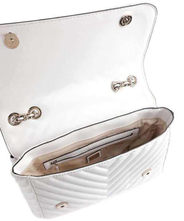 GUESS Keillah Shoulder Bag White - Image 3