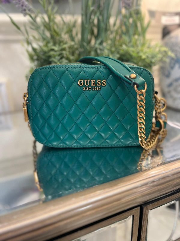 GUESS Maila Camera Bag Ivy Green
