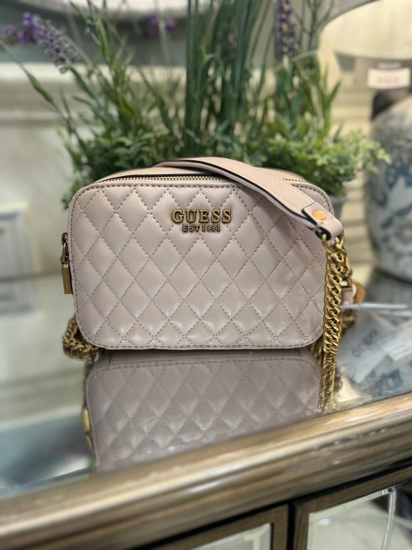 GUESS Maila Camera Bag Nude