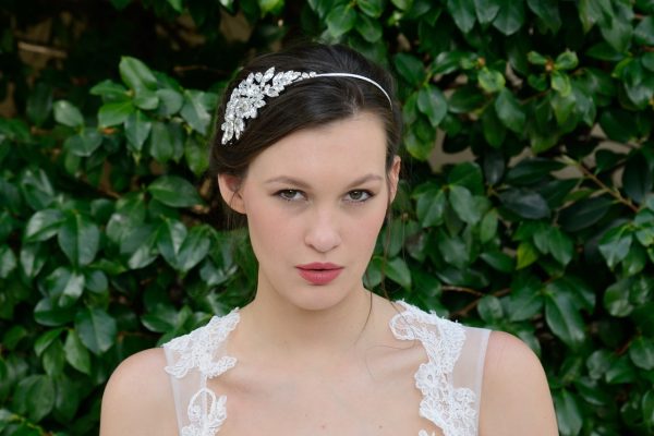 Greta Crystal Headpiece Silver - Image 2