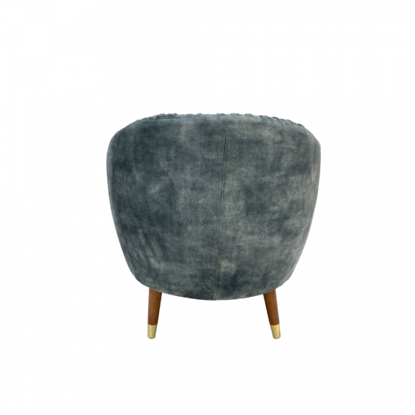 Mindy Brownes Kiona Pleated Armchair (Aqua) - Image 2