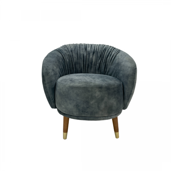 Mindy Brownes Kiona Pleated Armchair (Aqua)