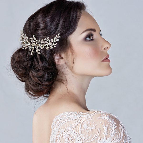OPAL BRIDAL COMB SILVER - Image 2
