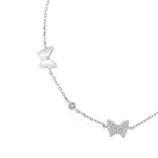 Absolute Kids Collection Silver 3 Butterflies Charm Bracelet HCB313SL - Image 3