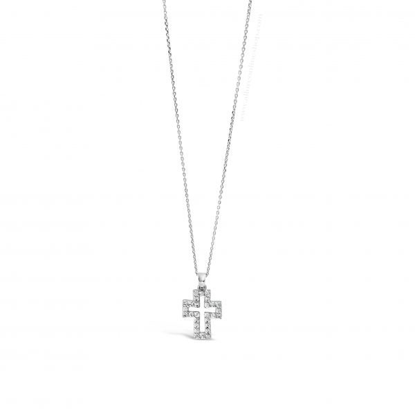 Absolute Kids Collection HCC101 Silver Cross And Chain - Image 3