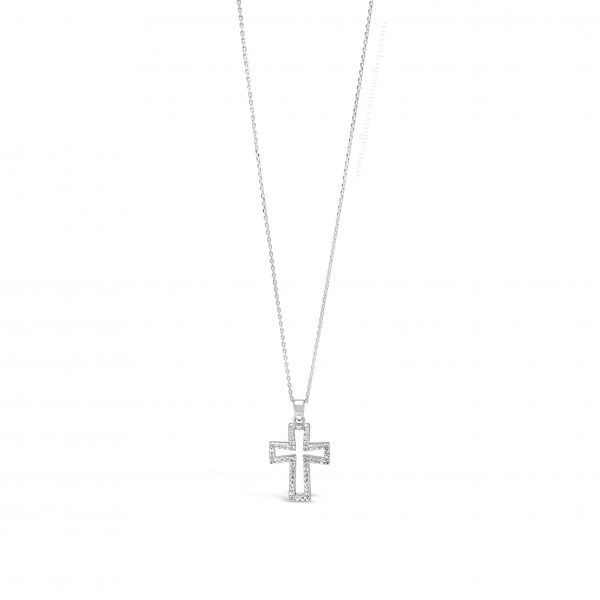 Absolute Kids Collection HCC103 Silver Cross And Chain - Image 3