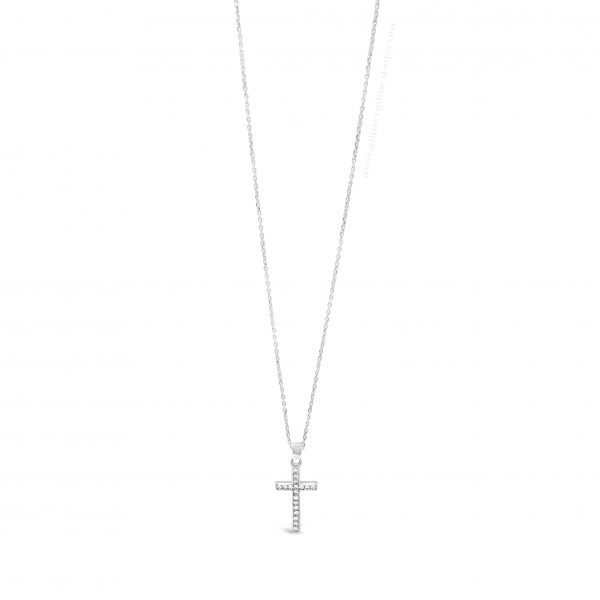 Absolute Kids Collection HCC104 Silver Cross And Chain - Image 3