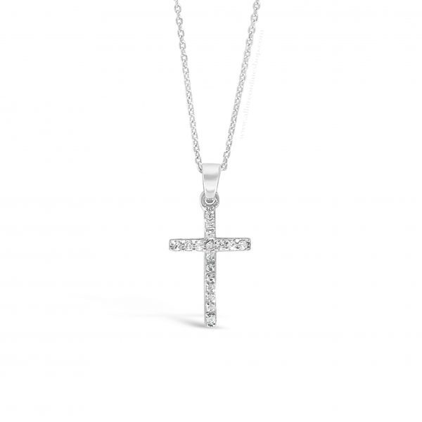 Absolute Kids Collection HCC106 Silver Cross And Chain