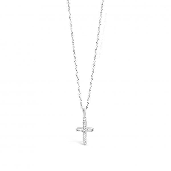 Absolute Kids Collection HCC112 Silver Cross And Chain - Image 3
