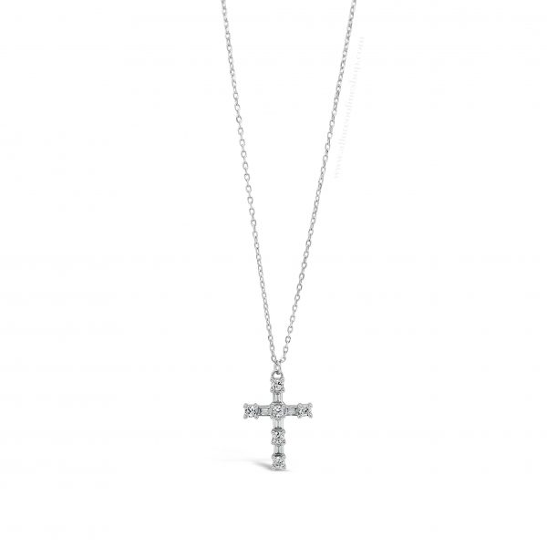 Absolute Kids Collection HCC114 Silver Cross And Chain - Image 3