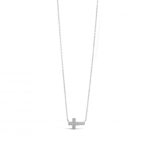 Absolute Kids Collection HCC115 Silver Cross And Chain - Image 3