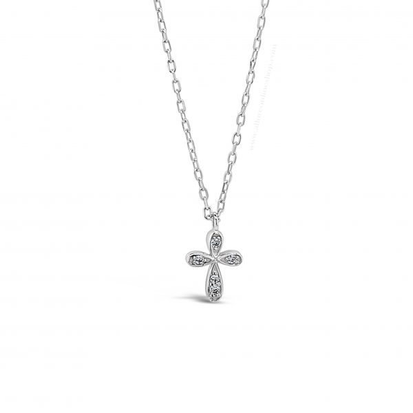 Absolute Kids Collection HCC117 Silver Cross And Chain