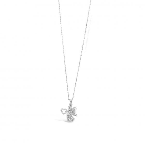 Absolute Kids Collection HCP201 Silver Angel Pendant And Chain - Image 3