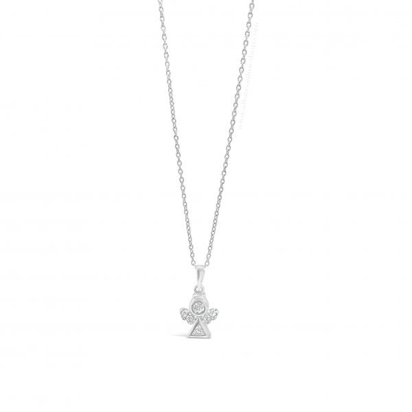 Absolute Kids Collection HCP206 Silver Angel Pendant And Chain - Image 3