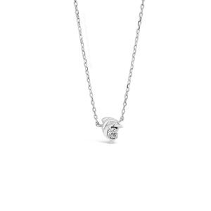 Absolute Kids Collection Silver & Crystal Little Dolphin Pendant And Chain HCP230SL