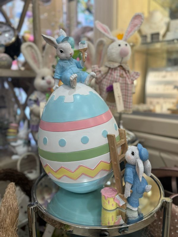 Egg with Bunny on Ladder