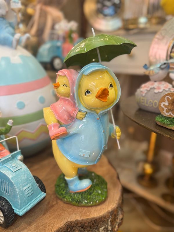 Duck with Duckling & Umbrella