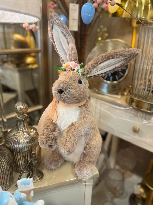 Easter Bunny with Beige Ribbon - Image 2