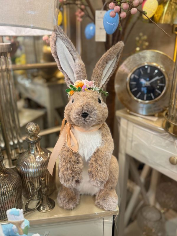 Easter Bunny with Beige Ribbon - Image 3