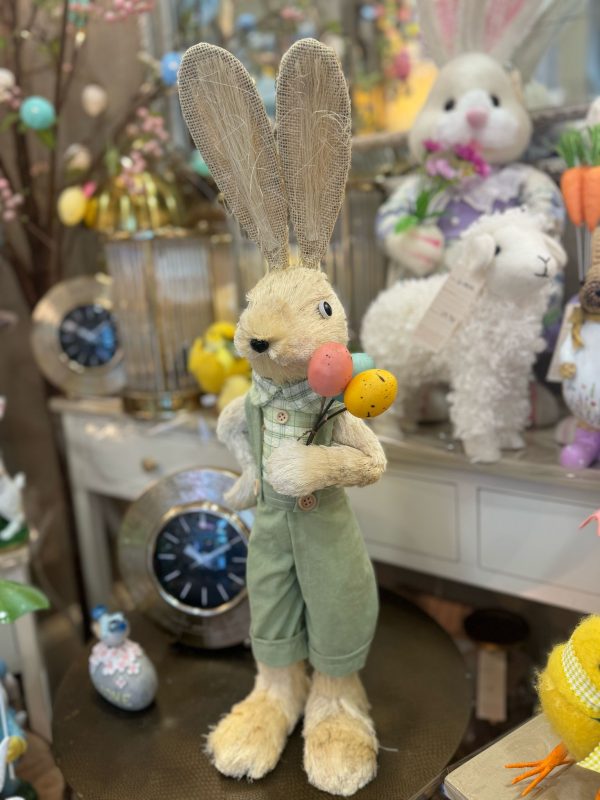 Easter Bunny Boy with Egg Bunch Large