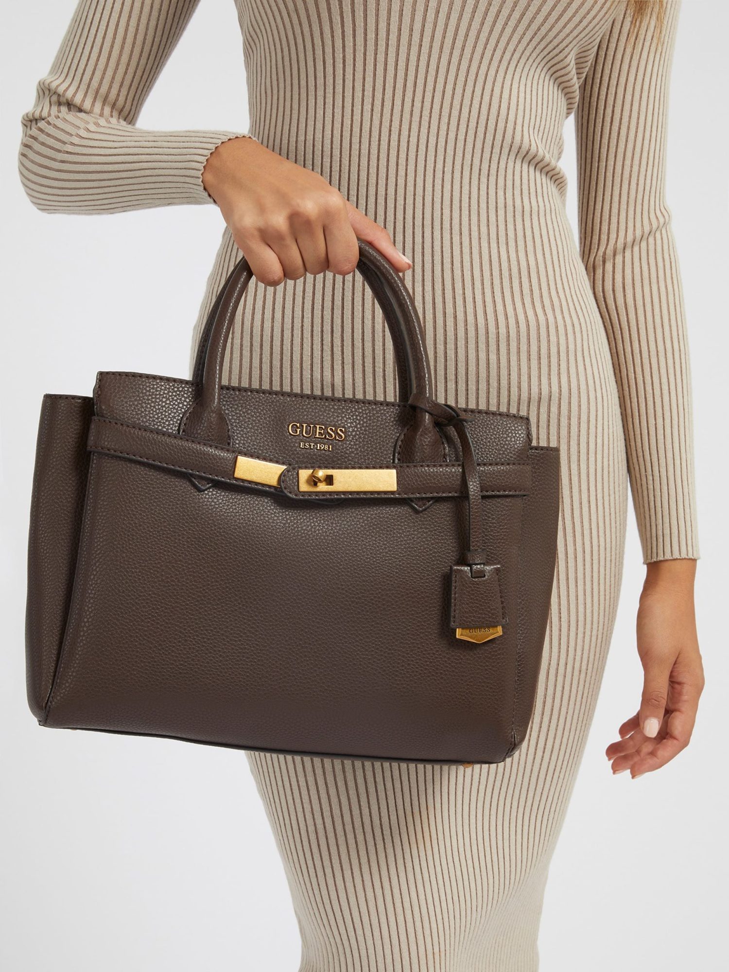 Guess shop society satchel