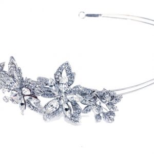 Heaven Clear Swarovski Crystal Double Headband
