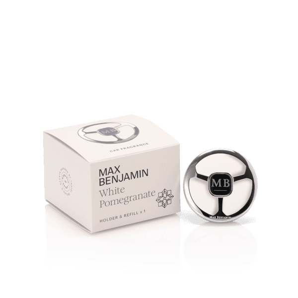 White Pomegranate Car Fragrance Dispenser