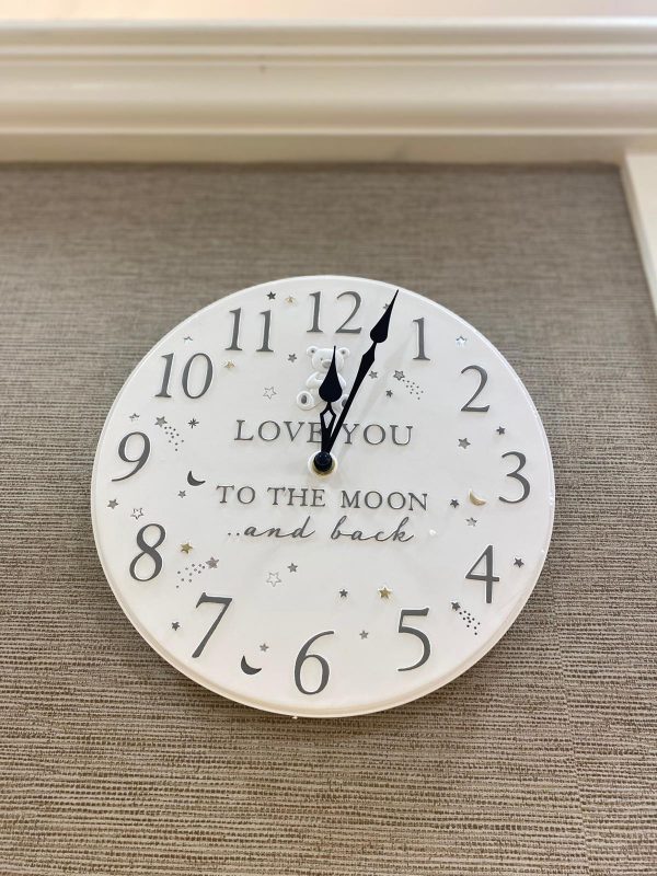 Bambino Love You To The Moon & Back Clock