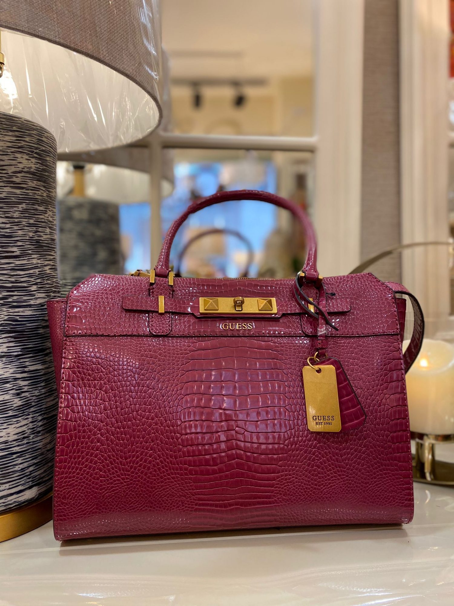 guess croc bag