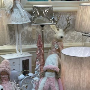 Antique Style Aluminium Lamp Silver