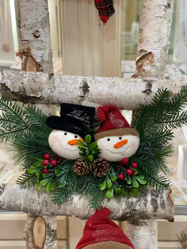 Snow - Snowman Folk Large Tree Wall Decor Wreath