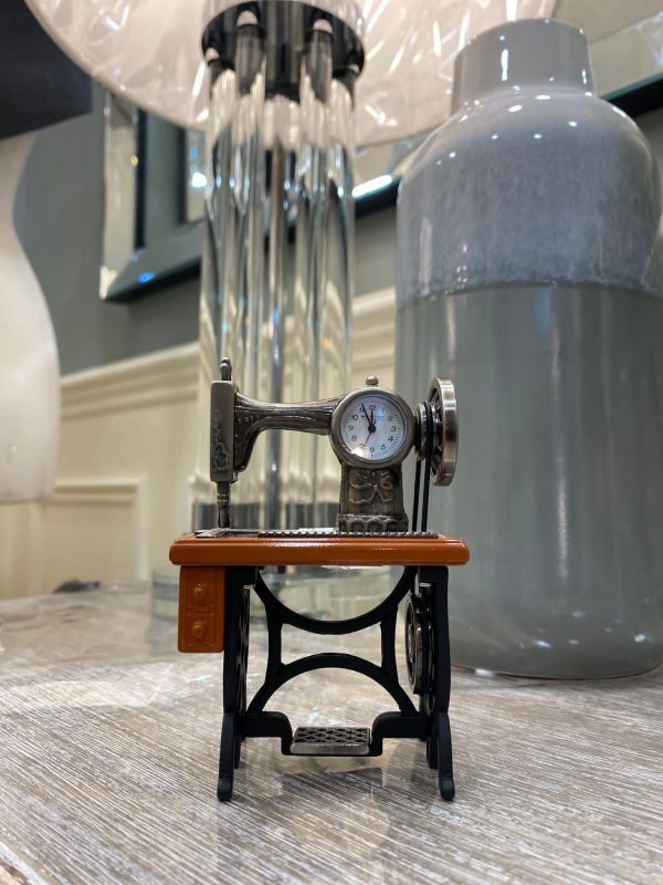 Miniature Clock - Sewing Machine