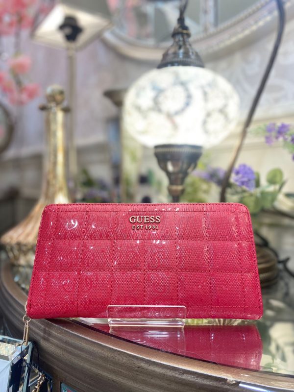 GUESS Kobo SLG Cheque Organizer Watermelon
