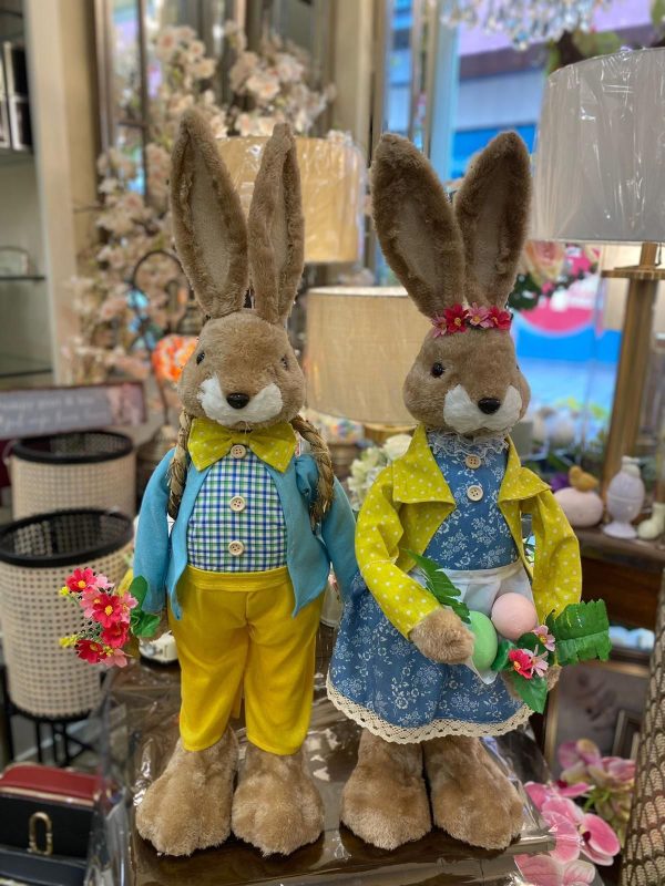 Springtime Bunny in Yellow Trousers Large - Image 3