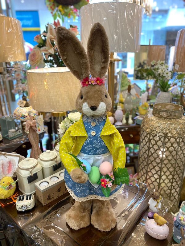 Springtime Bunny in Yellow Jacket Large