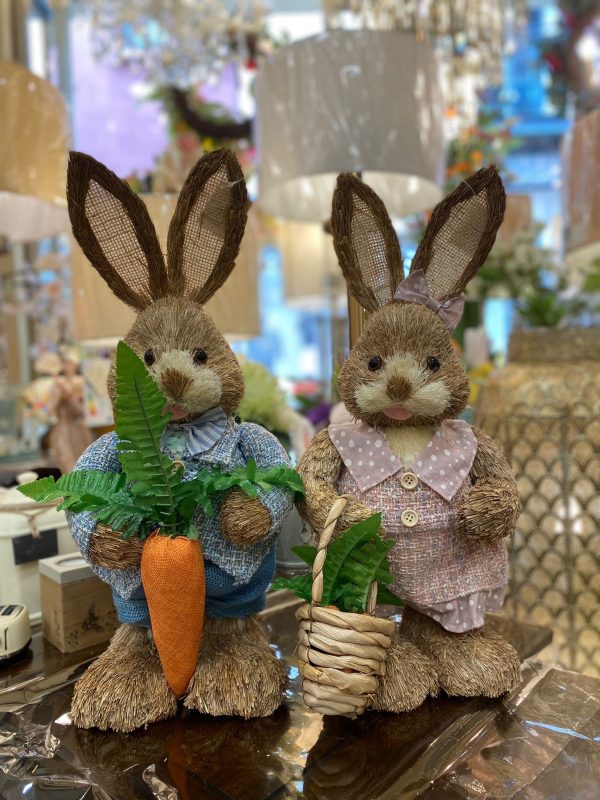Bunny Love With Basket Medium Blue - Image 2