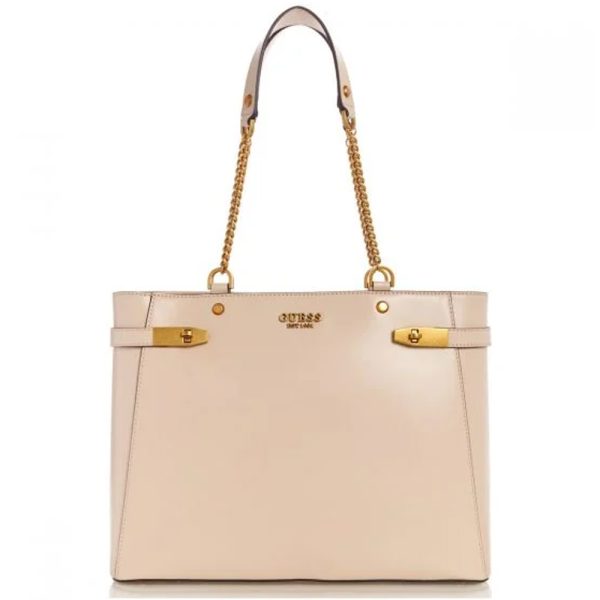 GUESS Zadie Girlfriend Tote Light Rum - Image 4