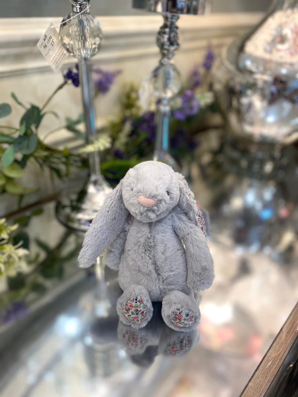 JellyCat Blossom Silver Bunny Small
